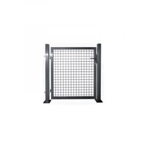 Filiac - Portillon Jardin Grillag&eacute; Gris Anthracite jardipremium - 1,50 m&egrave;tre