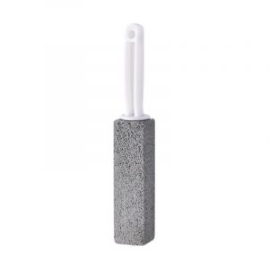Pierre ponce pour le nettoyage des cuvettes de toilettes, bâtonnet avec manche, élimine efficacement les taches de calcaire, les traces d'eau dure,