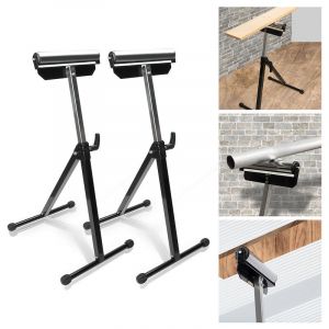 Servante d'atelier à Rouleau 2x support à rouleaux réglable en hauteur 68-108cm jusqu'à 6090 kg - Einfeben