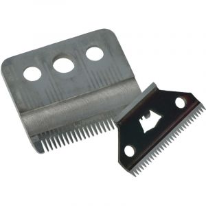 2x lames de rechange (1x grand couteau, 1x lame de précision) remplacement pour Moser 1401-7600 pour tondeuse à cheveux - Vhbw