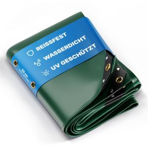 NEMAXX® Bâche de Protection Premium Imperméable [300x1000cm] – Résistante aux UV [450 g/m²] Bâche de Camion avec Œillets, Bâche en Tissu PVC pour