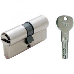 Isé - cylindre iseo double profil R6 plus avec cle plate a 6 pins MM.35-35 82R60 9C5