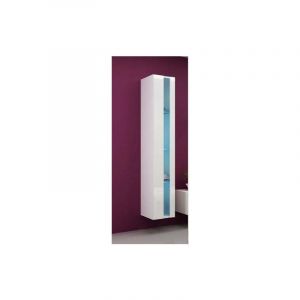 Vitrine Colonne oslo, chelsea 40 cm plusieurs couleurs - Couleur: Blanc - Blanc