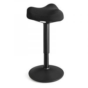 Songmics - Tabouret Dynamique, Tabouret Assis-Debout, Siège Bascule à 360°, Hauteur Réglable 58-83 cm, Large Socle, avec Patin Antidérapant, Style