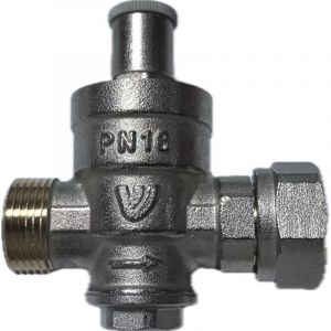 Réducteur de pression 3/4” MF PN16 – réglable 1,5 à 6 bar – laiton CW617 nickelé