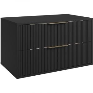 Meuble vasque Rimini 80 cm - Noir - Meuble de salle de - Badplaats