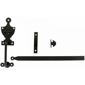 Loquet Poucier Noir De Porte à Bascule Monin