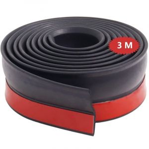 Joint de porte de garage universel, joint de porte de garage, joint de bas de porte de garage en caoutchouc polyvalent avec clous (3M)