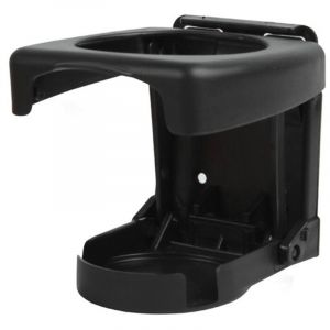 ZDETGU Support de Tasse de Voiture Pliant Noir Commode Pratique de Boisson de Voiture Pratique pour la Universelle.
