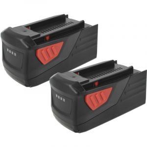 Vhbw - 2x Batterie compatible avec Hilti TE6-ALi, TE6-A36, te 6A, TE6A, te 6-A36 avr, te 500-A36, cpc 36V outil électrique (5000 mAh, Li-ion, 36 v)