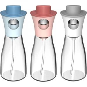 Heytea - 3 Pièces Vaporisateur d'huile, Bouteille de Pulvérisation d'huile, Pulvérisateur d'huile d'olive, Spray Huile et Vinaigre pour Cuisson,