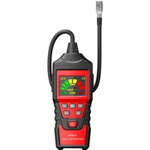 D&eacute;tecteur de fuite de gaz portable D&eacute;tecteur de fuite de propane et de gaz naturel Compteur ppm Renifleur de gaz combustible haute sensibilit&eacute; 9999