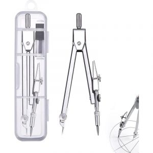 Csparkv - 1 pcs compas college compas professionnel compas lycee compas a vis compas enfant crayon dessin professionnel compas avec rallonge compas