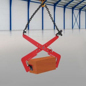 Pince &agrave; d&eacute;caler - 500 kg - Pince de levage - Pince de levage de pierres - Pince &agrave; pierre - Pince &agrave; pav&eacute;s - Ouverture r&eacute;glable de 33 &agrave; 70 cm - Pour le