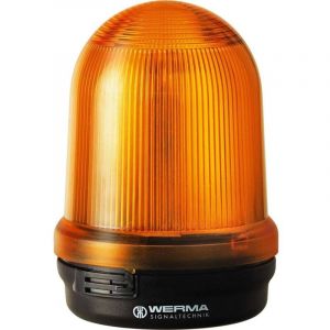 Avertisseur optique Werma Signaltechnik 826.300.00 12 - 240 v ac/dc lumière permanente IP65 1 pc(s)
