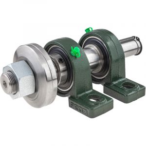 Kit de base pour scie circulaire (circulaire / transversale) avec support de 30 mm / filetage &agrave; droite / 250 mm / bas&eacute; sur des roulements UCP207