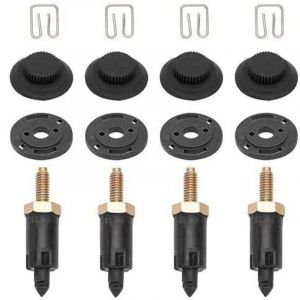 4 Set Fixations Couvre Moteur 2.0 HDI pour Berlingo C4 C5 Xantia Xsara 206 306 307 406 607 806 Expert 0137F6 13711 clips + boulons