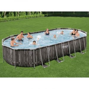 Furniture Limited - Ensemble de piscine ovale 7,32x3,66x1,22 m