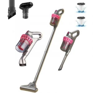 Aspirateur sans fil, puissant aspirateur balai de 20 kPa avec 3 modes d'aspiration, autonomie de 30 minutes, aspirateurs légers et ultra-silencieux