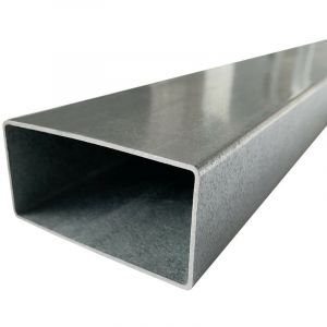 Signaletique.biz France - Poteau Acier Galvanis&eacute; Anti-Corrosion. Piquet Galva Acier. Poteau de Signalisation. Plusieurs tailles disponibles - 4 m