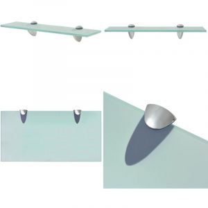 Tag&egrave;re murale Verre 40 x 20 cm 8 mm - Etagere Murale - &Eacute;tag&egrave;re Design - &Eacute;tag&egrave;re Verre - &Eacute;tag&egrave;re Transparente - D&eacute;coration Murale - Home & Living