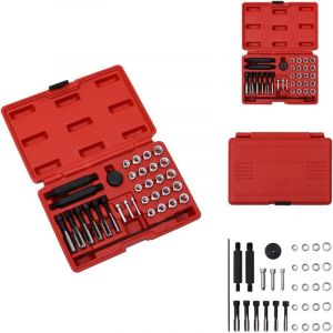 Kit de r&eacute;paration filetage bougie pr&eacute;chauffage 33pcs M8 M10 M12 - Outil M&eacute;canique - Kit R&eacute;paration Bougie - Taraud - Filet Moteur Diesel - Entretien