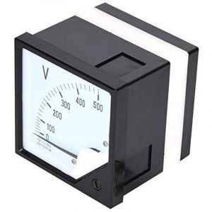 Gistuch - ac 0-500V Voltmètre à panneau , Appareils de mesure Voltmètres carré Voltmètre analogique Compteur à aiguille pour les dispositifs de
