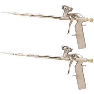 2pcs Pistolet pour mousse, Outillage &agrave; main Pistolets pour mousse expansive expansive Pistolet &agrave; Mousse Pulv&eacute;risation de Mousse pour Fen&ecirc;tre Portes