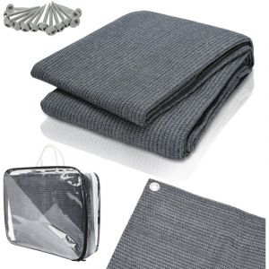 Wolketon Tapis de tente camping, Tapis d'auvent de Camping, Auvent tapis, Tapis de sol pour caravane 200x200CM, Gris
