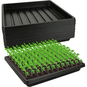 Plateau de semis 6 pi&egrave;ces, 27 &times; 27 &times; 5 cm, plateau de semis de l&eacute;gumes, plateau de germination, plateau de semis de l&eacute;gumes, convient pour les