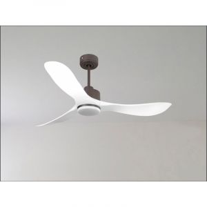 Ouray de Klassfan - Ventilateur de plafond et destratificateur moteur DC basalte pales bois noir 45 &agrave; 55 m&sup2; OurayDC1P7Bk178