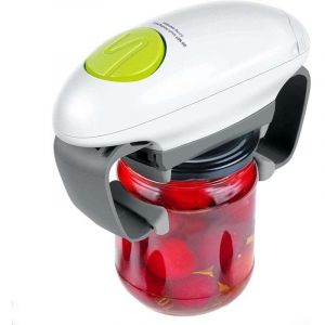 Ouvre-bocal &eacute;lectrique One Touch - D&eacute;capsuleur automatique puissant pour les mains faibles et les personnes &acirc;g&eacute;es souffrant d'arthrite