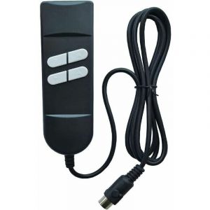 T&eacute;l&eacute;commande Fauteuil Relax Electrique,T&eacute;l&eacute;commande Fauteuil Releveur Contr&ocirc;le Manuel 4 Boutons 5 Broches Utilis&eacute; Pour 2 Moteurs - Fauteuil