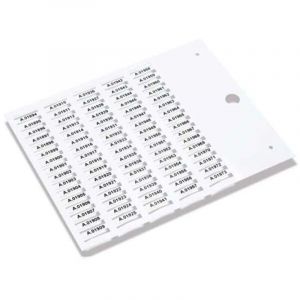 Rep&egrave;res de c&acirc;bles &agrave; Carte mg-tpmf 4x10mm blanc