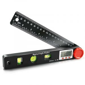 Forehill - D&eacute;tecteur d'angle num&eacute;rique, 0 999 R&egrave;gle de rapporteur num&eacute;rique Goniom&egrave;tre de niveau &agrave; bulle Inclinom&egrave;tre &eacute;lectronique de 230 mm