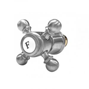 Paini France Robinetterie - Manette compl&egrave;te eau froide avec t&ecirc;te c&eacute;ramique pour m&eacute;langeur d'&eacute;vier mural Tiffany 1860NS