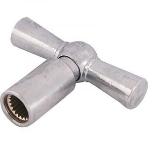 Cl&eacute; pour tete de robinetterie avec dent sanitaire