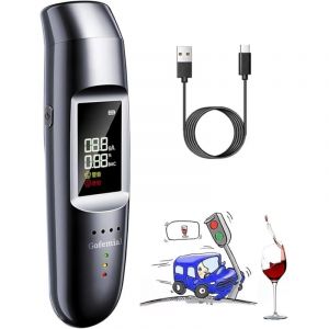 Ethylotest Electronique, Ethylotest Electronique Homologu&eacute; NF Ethylometre Alcootest Portable Num&eacute;rique Testeur d'alcool avec Ecran LCD d'Affichage,