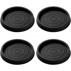 Largeight - jamais UTILISÉ]4 Pieces 6.3 cm Round Non-Slip Rubber Bed Sofa Wheel Anti-Slip Pad, Rubber Foot Pad, for Bed Cabinet Sofa Chair Table,