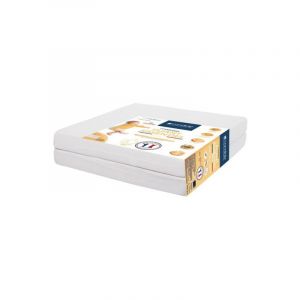 Candide - Matelas Bébé Pliant 2 Parties tineo 60x120x7cm Essentiel Fabriqué En France - Garantie 5 ans
