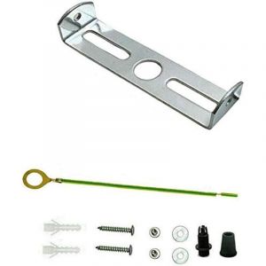 Support de plaque de plafond pour luminaire Montage de rosace de plafond Plaque de support de plafond de 105mm avec accessoires pour base de lampe de