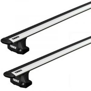 Thule - Barres de toit Renault Trafic ii avec toit rehaussé (07/01-08/14) WingBar Evo Alu