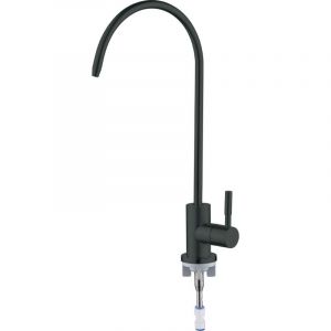 Robinet d'eau simple, raccord pour eau filtrée de couleur noir mat Deante BEZN62F Noir mat