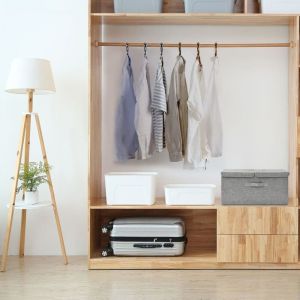 Bo&icirc;te de rangement-Coffre de rangement-Stockage Rangement Tissu 50x30x25 cm Gris 169094