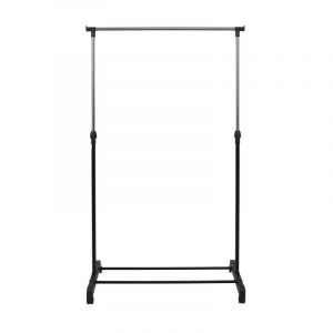 Paris Prix &ndash; Portant &agrave; v&ecirc;tements en m&eacute;tal sur roulettes 90cm noir &ndash; Charge maximale 10kg &ndash; Hauteur r&eacute;glable 90 &agrave; 160cm &ndash; Id&eacute;al pour rangement optimis&eacute;