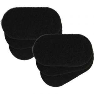 Vhbw - 6x Filtre &agrave; charbon actif compatible avec Seb FR4000, FR402, FR402100/12A, FR401, FR401900/12, Fryn Twist Friteuse - 6,5 x 9,1 x 0,9 cm