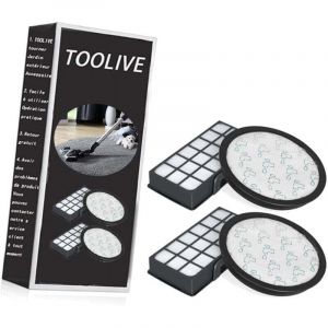 Lot de 2 Filtres HEPA pour Rowenta Silence Force Cyclonic 4AAAA (Mod&egrave;le RO76xx) RO7681EA RO7691EA RO7690EA RO7649EA RO7647EA RO7663EA RO7676EA