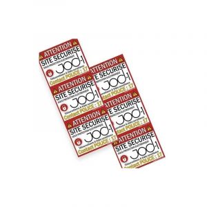 Autocollants alarme x6