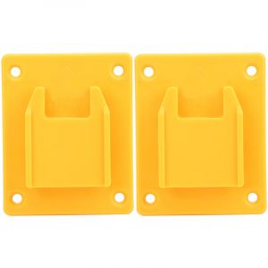 2 pi&egrave;ces adapt&eacute;es aux dispositifs de fixation d'&eacute;tag&egrave;re murale de Machine &agrave; outils &eacute;lectriques Milwaukee M18 18v / 20V Jaune