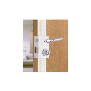 Serrure 3 points verticale &agrave; fouilliot KLEOPS Blanc 140 mm Gauche Verticale x